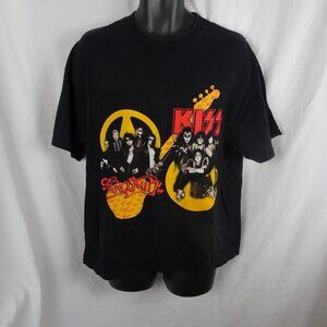 Vintage Aerosmith & Kiss 2003-2004 Tour Shirt Size XL